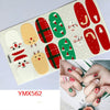 14Tips/Sheet Christmas/Halloween Nail Art Stickers Festival Pumpkin Wraps Waterproof Full DIY Manicure Accessories