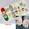 14Tips/Sheet Christmas/Halloween Nail Art Stickers Festival Pumpkin Wraps Waterproof Full DIY Manicure Accessories