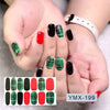 14Tips/Sheet Christmas/Halloween Nail Art Stickers Festival Pumpkin Wraps Waterproof Full DIY Manicure Accessories
