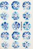 1pc 3D Acrylic Engraved  Nail Sticker Embossed White&Pink Color Flower Water Decals Empaistic Nail Water Slide Decals