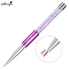 Monja Nail Art Metal Acrylic Liquid Powder Carving UV Gel Extension Builder French Flower Stripe Painting Drawing Liner Brush
