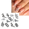 1pcs Sexy Leopard Nail Art Water Transfer Stickers Decals Animal Charm DIY Full Wrap Slider Manicure Decoration Accessory
