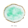 1 Pcs Round False Nail Tips Display Board Resin Stone Color Painting Palette Holder Practice Nail Art Tools Manicure Accessories
