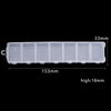 1Pcs Transparent Nail Art Empty storage Case Box Rhinestones Gems DIY Jewelry Accessories Plastic Organizer Box Manicure Tool
