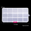 1Pcs Transparent Nail Art Empty storage Case Box Rhinestones Gems DIY Jewelry Accessories Plastic Organizer Box Manicure Tool