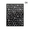 Black White 5D Nail Sticker Gold Silver Geometric Transfer Beautiful Decals Decoration Nail Art Accessories DIY Design