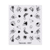 36 Styles Nail Sticker Black Flower/Lace/Letter Gel Polish Slider Accessories Nail Art Decals