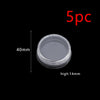 1Pcs Transparent Nail Art Empty storage Case Box Rhinestones Gems DIY Jewelry Accessories Plastic Organizer Box Manicure Tool