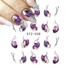 Snake Nail Stickers Animal Design Black Snake Temporary Tattoo Manicure Dragon Nail Decal Slider Water Wraps Tool