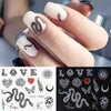 Snake Nail Stickers Animal Design Black Snake Temporary Tattoo Manicure Dragon Nail Decal Slider Water Wraps Tool