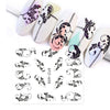 Snake Nail Stickers Animal Design Black Snake Temporary Tattoo Manicure Dragon Nail Decal Slider Water Wraps Tool