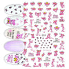 1Pcs Cartoon Animal Brand Nail Art Stickers Anime Love Stars Nail Art Decoration Repair Accessories