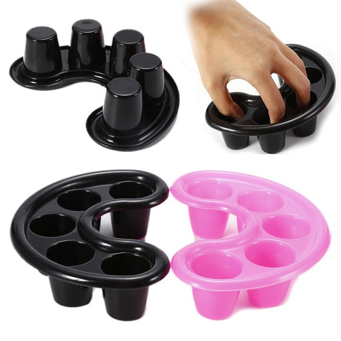 1PCS Nail Art Soak Bowl Artificial Nail Removal Soaker Wash Bowl Powder Polish Remover Nail Spa Bath Treatment Manicure Tools