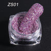 Holographic Nail Glitter Laser Shiny Nail Art Sequins Silver Diamond Powder Dust Gel Nail Polish Manicure Decor