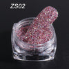 Holographic Nail Glitter Laser Shiny Nail Art Sequins Silver Diamond Powder Dust Gel Nail Polish Manicure Decor
