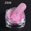 Holographic Nail Glitter Laser Shiny Nail Art Sequins Silver Diamond Powder Dust Gel Nail Polish Manicure Decor