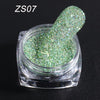 Holographic Nail Glitter Laser Shiny Nail Art Sequins Silver Diamond Powder Dust Gel Nail Polish Manicure Decor