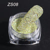 Holographic Nail Glitter Laser Shiny Nail Art Sequins Silver Diamond Powder Dust Gel Nail Polish Manicure Decor