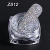 Holographic Nail Glitter Laser Shiny Nail Art Sequins Silver Diamond Powder Dust Gel Nail Polish Manicure Decor