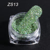 Holographic Nail Glitter Laser Shiny Nail Art Sequins Silver Diamond Powder Dust Gel Nail Polish Manicure Decor