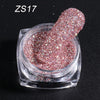 Holographic Nail Glitter Laser Shiny Nail Art Sequins Silver Diamond Powder Dust Gel Nail Polish Manicure Decor