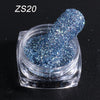 Holographic Nail Glitter Laser Shiny Nail Art Sequins Silver Diamond Powder Dust Gel Nail Polish Manicure Decor