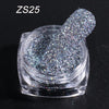 Holographic Nail Glitter Laser Shiny Nail Art Sequins Silver Diamond Powder Dust Gel Nail Polish Manicure Decor
