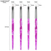 3/7Pcs Professional Manicure UV Gel Brush Pen Transparent Acrylic Nail Art Painting Drawing Brush Phototherapy Tools