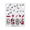 36 Styles Nail Sticker Black Flower/Lace/Letter Gel Polish Slider Accessories Nail Art Decals