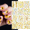 12pcs Avocado Nail Stickers Cute Cartoon Transfer Sliders For Nails Dog Cat Water Decals Anime Tatto For Manicure
