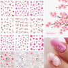 12pcs Avocado Nail Stickers Cute Cartoon Transfer Sliders For Nails Dog Cat Water Decals Anime Tatto For Manicure