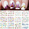 12pcs Avocado Nail Stickers Cute Cartoon Transfer Sliders For Nails Dog Cat Water Decals Anime Tatto For Manicure