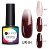 UR SUGAR Thermal Gel Nail Polish Soak Off UV Gel Polish Temperature Color-changing  Gel Glitter Varnish Nail Art