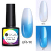 UR SUGAR Thermal Gel Nail Polish Soak Off UV Gel Polish Temperature Color-changing  Gel Glitter Varnish Nail Art