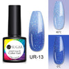 UR SUGAR Thermal Gel Nail Polish Soak Off UV Gel Polish Temperature Color-changing  Gel Glitter Varnish Nail Art