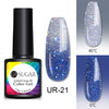 UR SUGAR Thermal Gel Nail Polish Soak Off UV Gel Polish Temperature Color-changing  Gel Glitter Varnish Nail Art