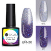 UR SUGAR Thermal Gel Nail Polish Soak Off UV Gel Polish Temperature Color-changing  Gel Glitter Varnish Nail Art