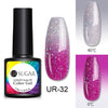 UR SUGAR Thermal Gel Nail Polish Soak Off UV Gel Polish Temperature Color-changing  Gel Glitter Varnish Nail Art