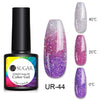 UR SUGAR Thermal Gel Nail Polish Soak Off UV Gel Polish Temperature Color-changing  Gel Glitter Varnish Nail Art