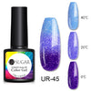 UR SUGAR Thermal Gel Nail Polish Soak Off UV Gel Polish Temperature Color-changing  Gel Glitter Varnish Nail Art