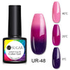 UR SUGAR Thermal Gel Nail Polish Soak Off UV Gel Polish Temperature Color-changing  Gel Glitter Varnish Nail Art