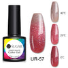 UR SUGAR Thermal Gel Nail Polish Soak Off UV Gel Polish Temperature Color-changing  Gel Glitter Varnish Nail Art