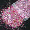 Holographic Mixed Hexagon Shape Chunky Nail Glitter Sequins Sparkly Flakes Slices Manicure