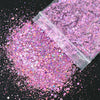 Holographic Mixed Hexagon Shape Chunky Nail Glitter Sequins Sparkly Flakes Slices Manicure