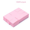 1000 Pcs=1 Pack Lint-Free Wipes Napkins Nail Polish Remover Gel Nail Wipes Nail Cutton Pads Manicure Pedicure Gel Tools