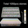 5000Pcs Super Set Multi-size Crystal AB Nail Rhinestones Drill pen Various Shapes 3D Nails Art Decorations Accessories