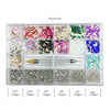 5000Pcs Super Set Multi-size Crystal AB Nail Rhinestones Drill pen Various Shapes 3D Nails Art Decorations Accessories