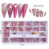 5000Pcs Super Set Multi-size Crystal AB Nail Rhinestones Drill pen Various Shapes 3D Nails Art Decorations Accessories