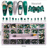 5000Pcs Super Set Multi-size Crystal AB Nail Rhinestones Drill pen Various Shapes 3D Nails Art Decorations Accessories