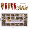 5000Pcs Super Set Multi-size Crystal AB Nail Rhinestones Drill pen Various Shapes 3D Nails Art Decorations Accessories